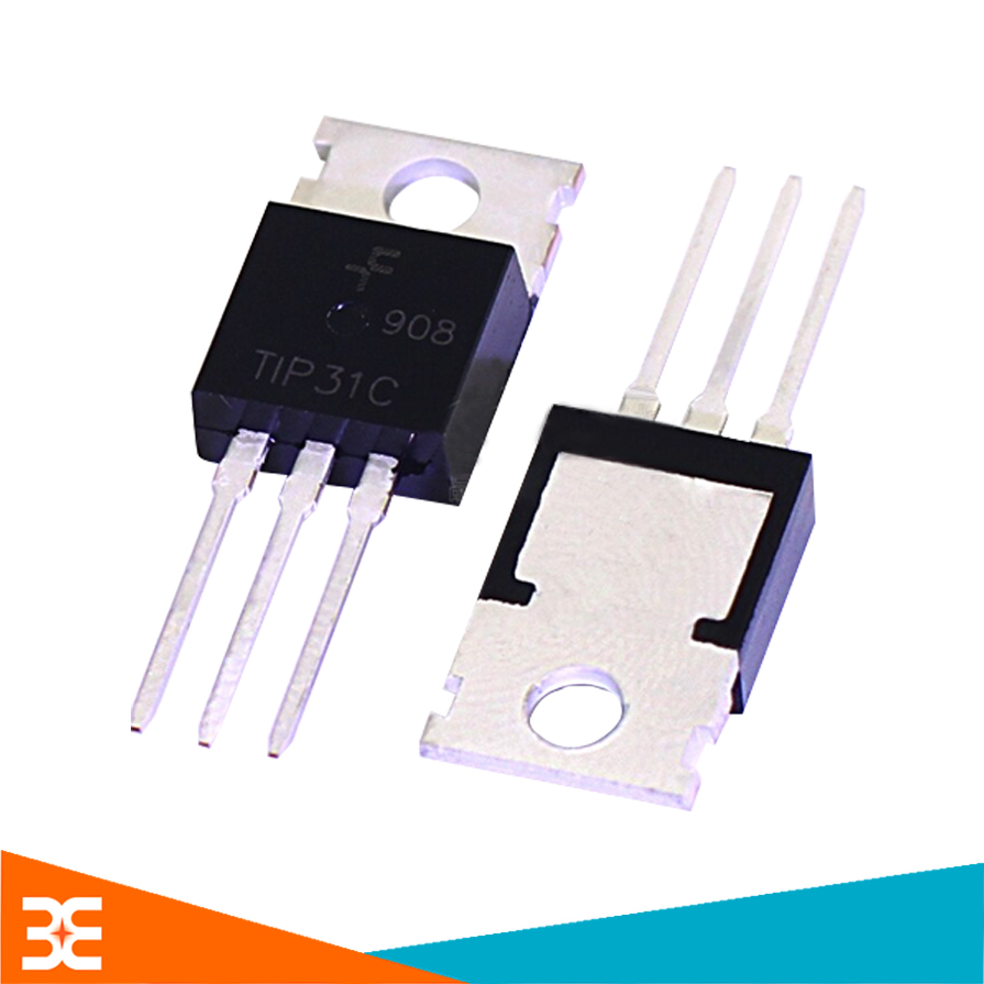 10 Pcs TIP31C NPN Power Transistors – 3A, 100V, TO-220, 40W – Bipolar BJT