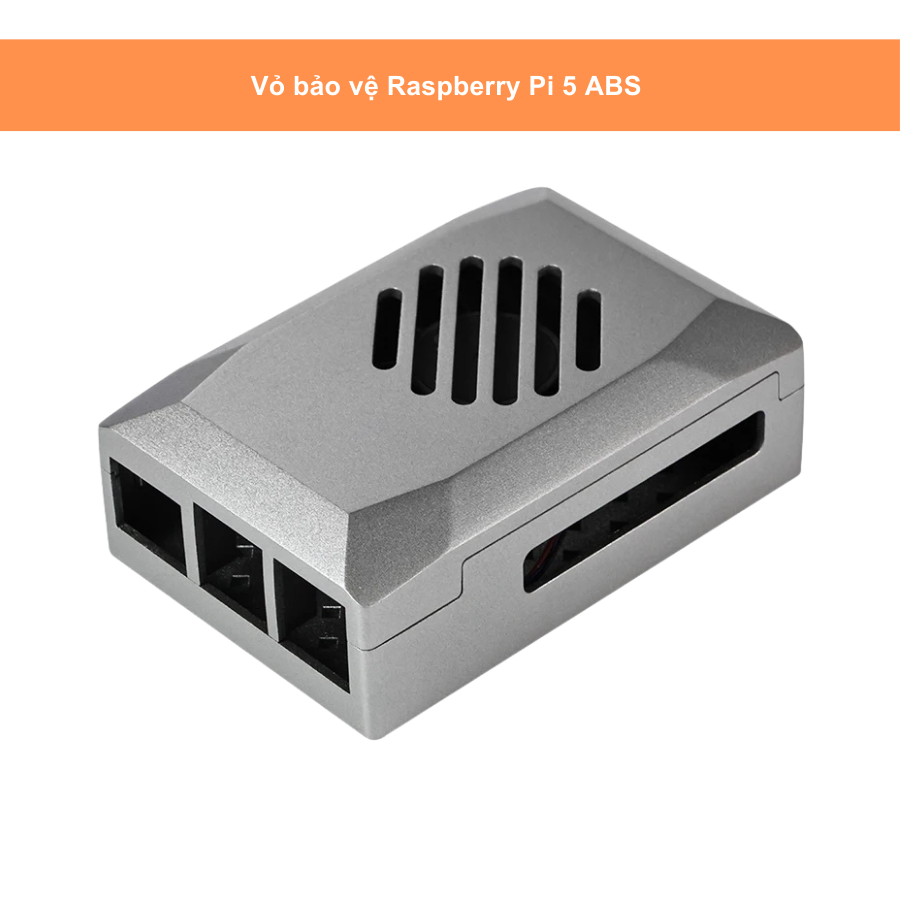 Vỏ Raspberry Pi 5 ABS và tản nhiệt Pi 5 | Linh Kiện Điện Tử 3M