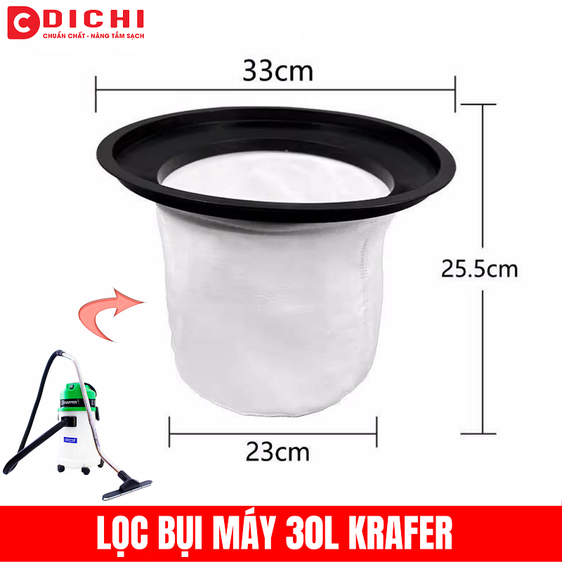 Túi lọc bụi, dùng cho máy hút bụi, model LC40-D