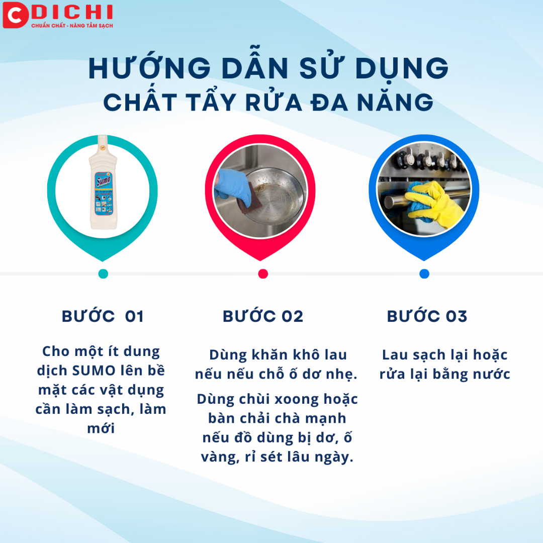 Chai Tẩy Đa Năng Sumo 700g