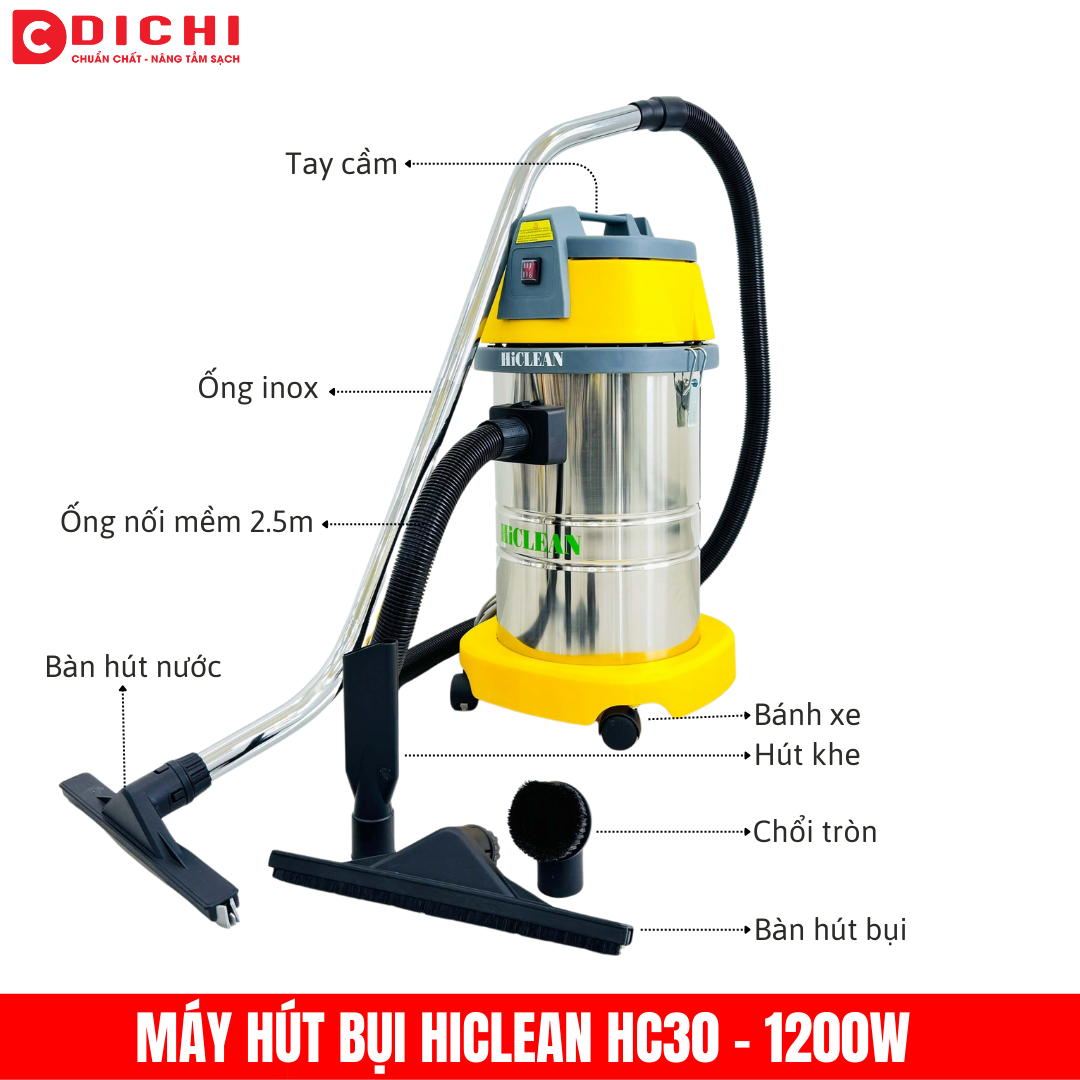 Máy hút bụi khô ướt HiClean HC30