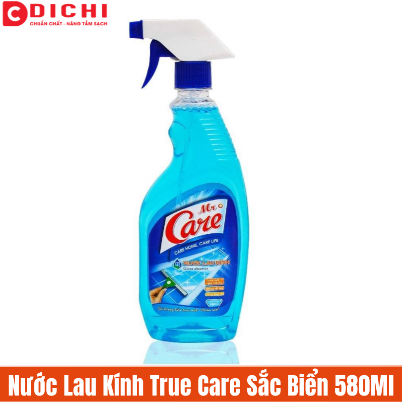 Nước Lau Kính True Care Sắc Biển 580Ml
