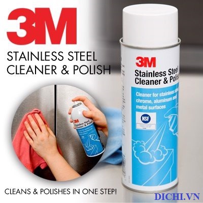 Chất tẩy rửa, làm sạch đánh bóng 3M STAINLESS STEEL POLISH