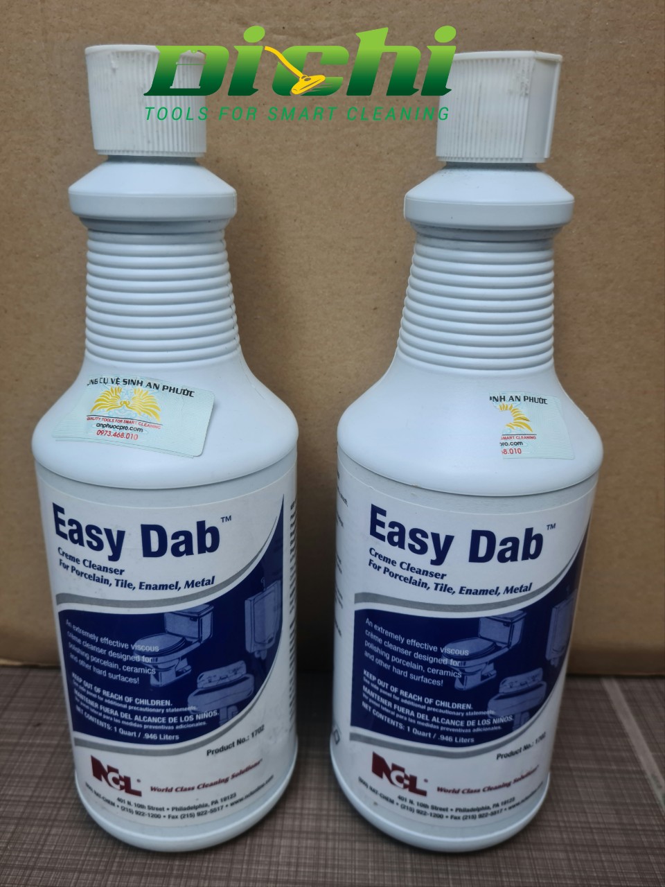 Kem tẩy rửa & tạo độ sáng bóng bề mặt men sứ - EASY DAB