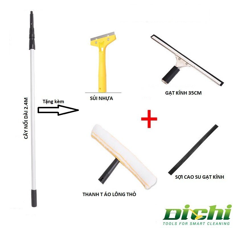 Cây nối dài lau kính 4.5M