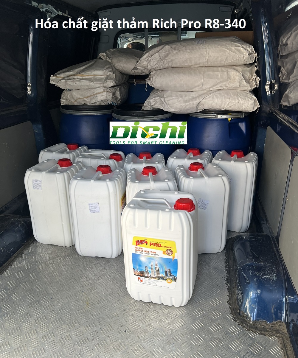 Hóa chất giặt thảm Rich Pro R8-340 can 20L