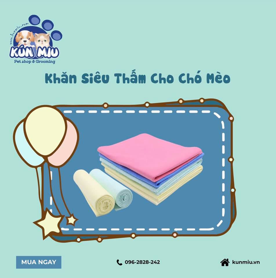 Khăn siêu thấm cho cho mèo 43*32*0.2cm (không hộp)