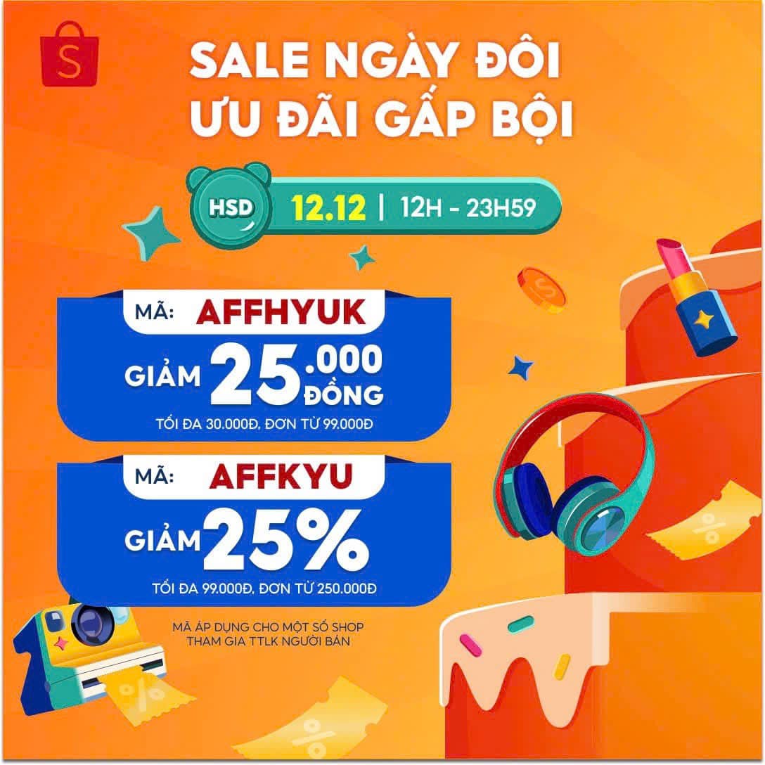 SHOPEE BÙNG NỔ SINH NHẬT, MIỄN PHÍ VẬN CHUYỂN ĐƠN TỪ 0Đ