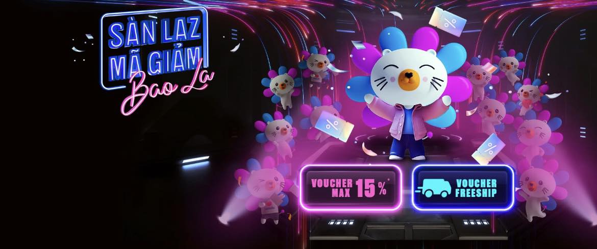 Săn Lazada mã giảm bao la