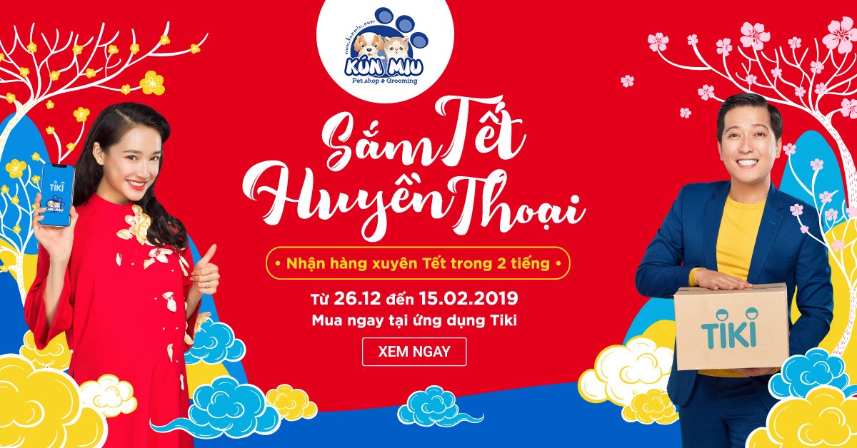 Ưu đãi nổi bật của Kún Miu trên TIKI dịp Tết Canh Tý 2020