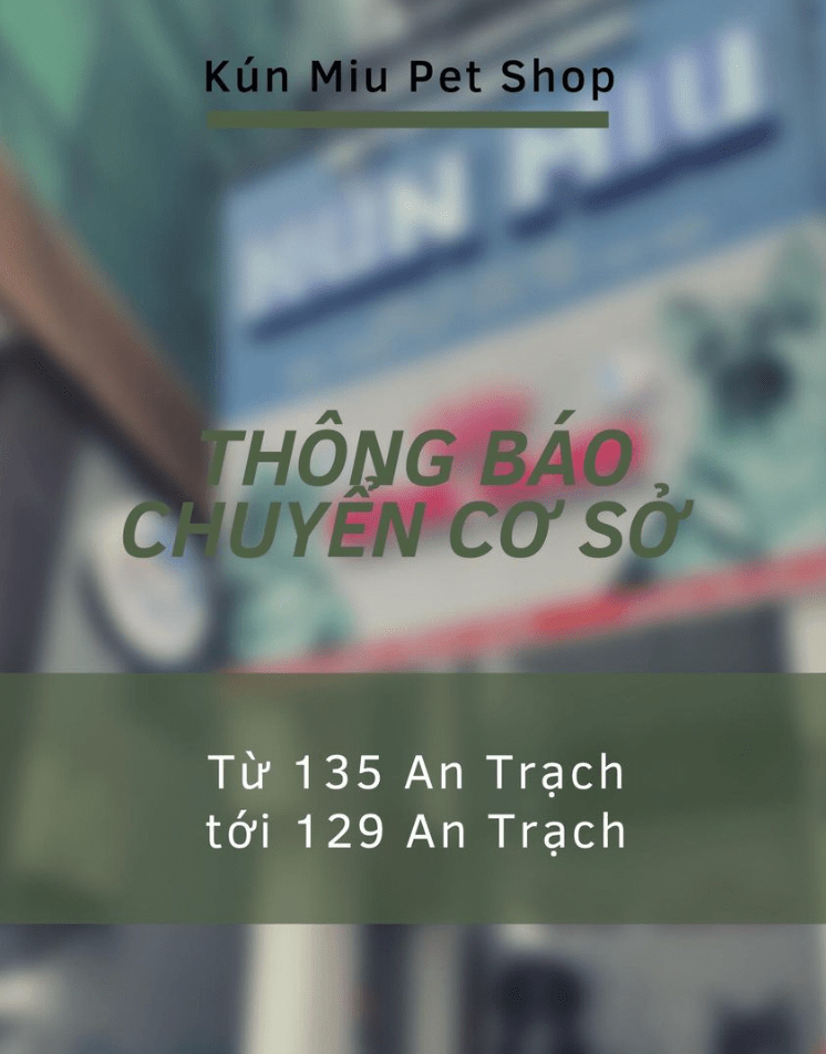 THÔNG BÁO CHUYỂN CƠ SỞ