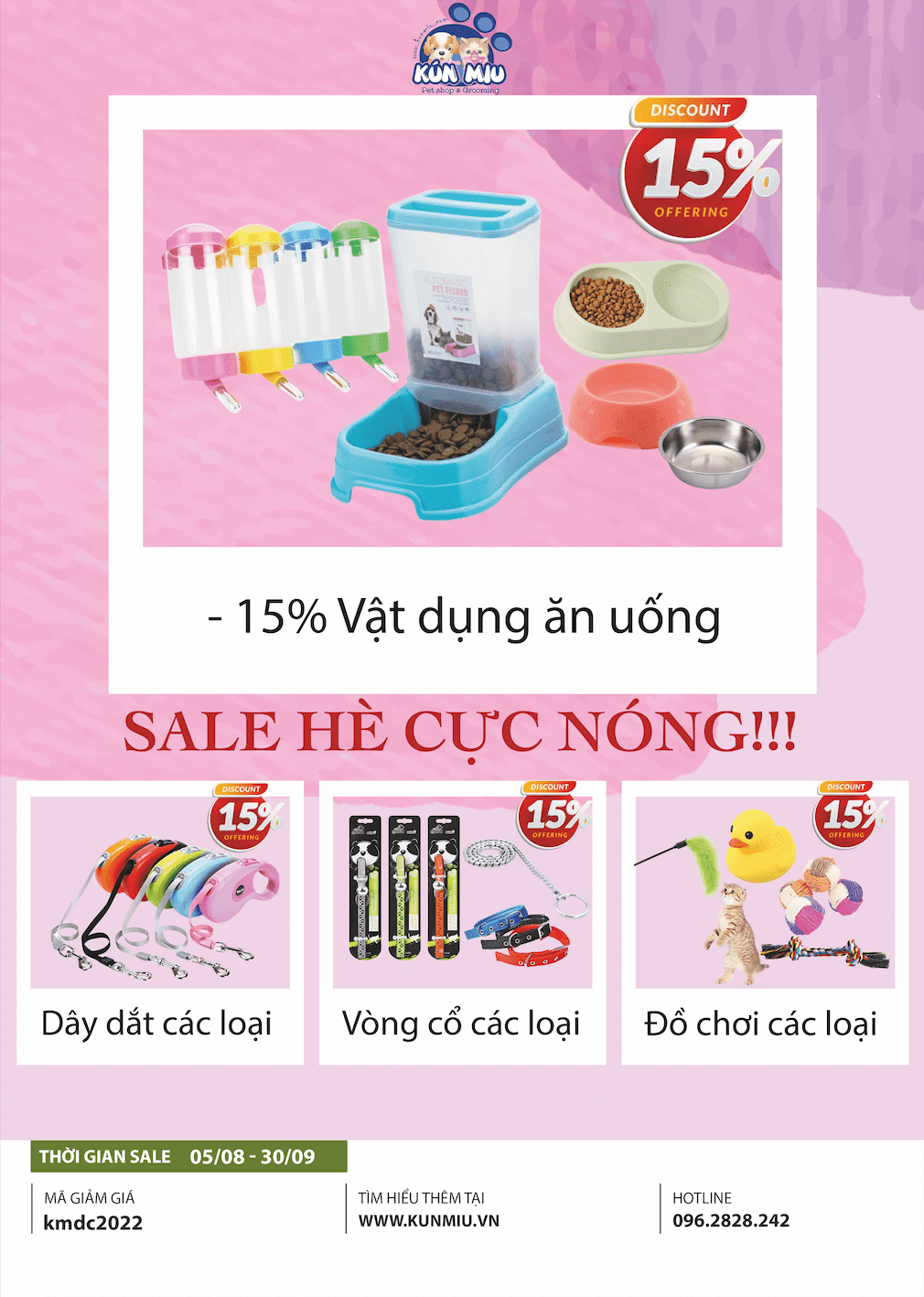 SALE HÈ CỰC NÓNG CÙNG KÚN MIU