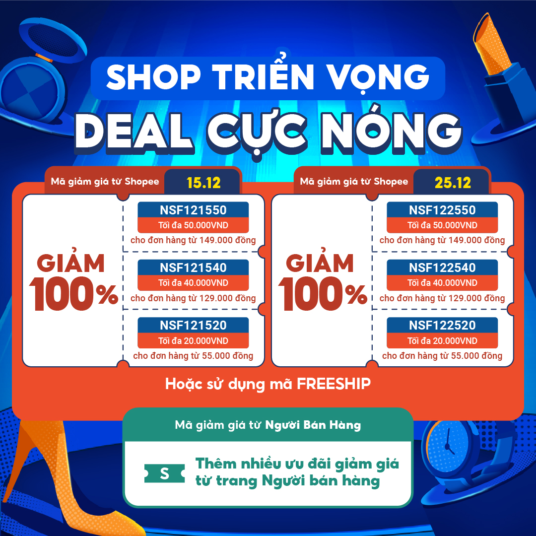 SHOP TRIỂN VỌNG TUNG DEAL CỰC NÓNG TẠI SHOPEE