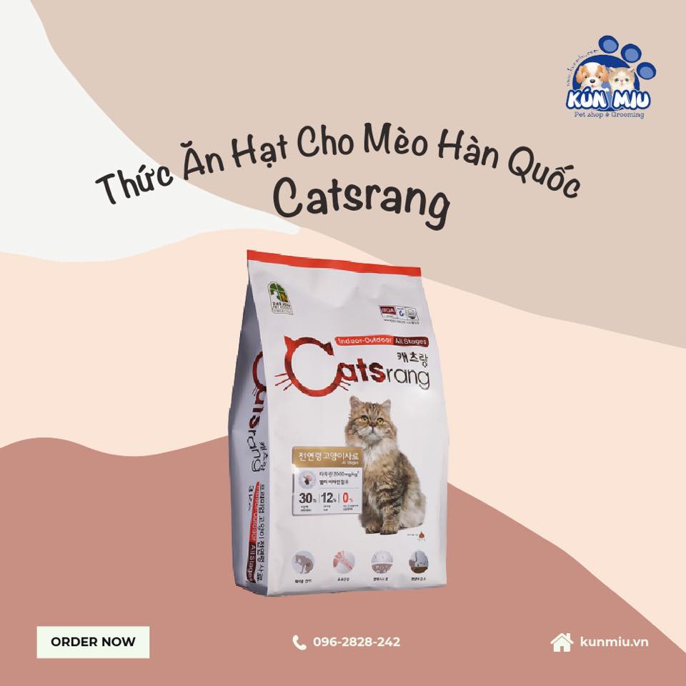 Thức Ăn Hạt Cho Mèo Hàn Quốc Catsrang