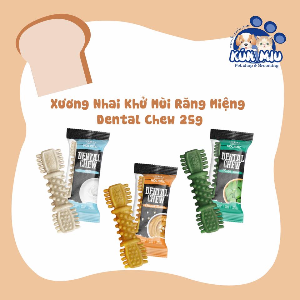 Xương nhai khử mùi răng miệng Dental Chew 25g