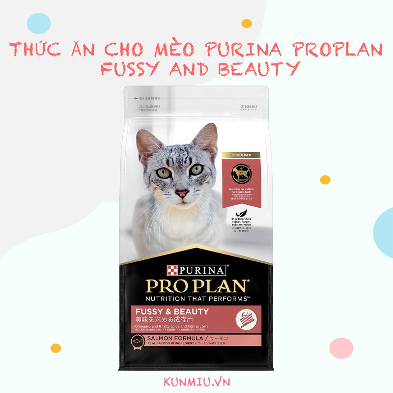 Thức ăn cho mèo Purina Proplan Fussy and Beauty