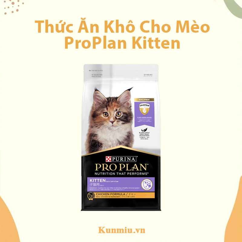 Thức ăn khô cho mèo ProPlan Kitten