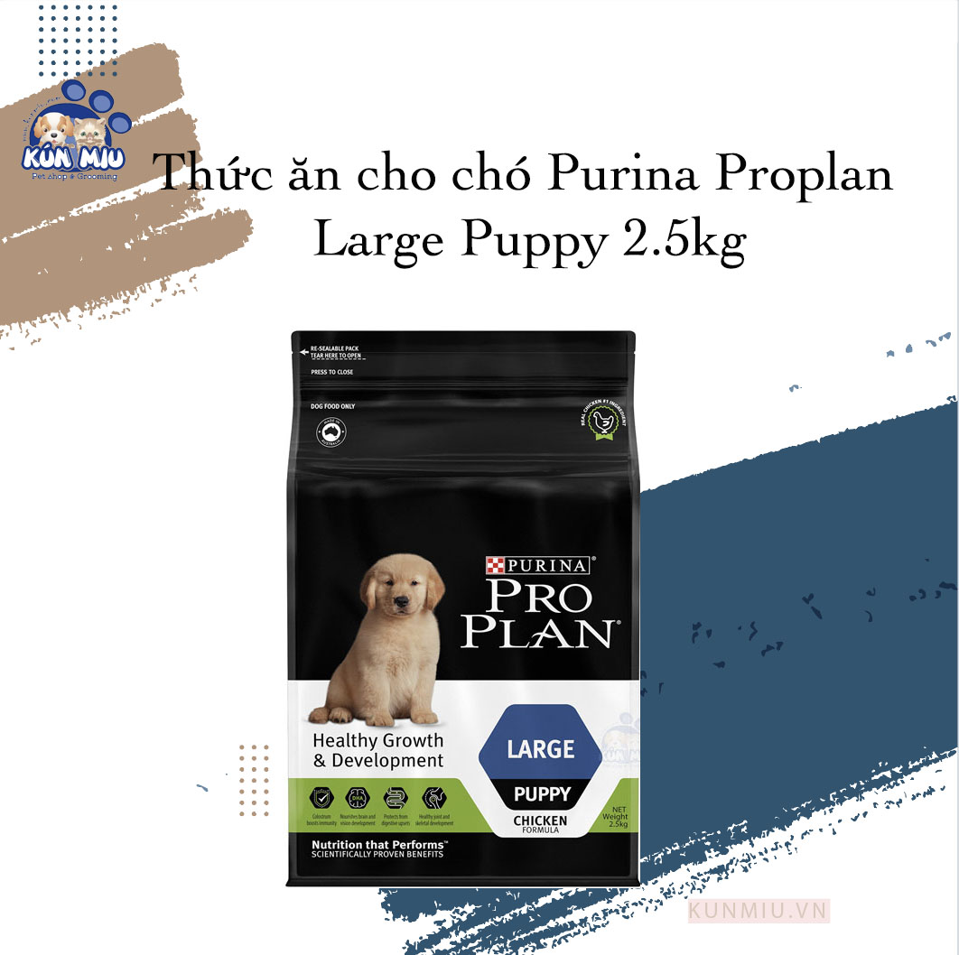 Thức ăn cho chó Purina Proplan Large Puppy 2.5kg