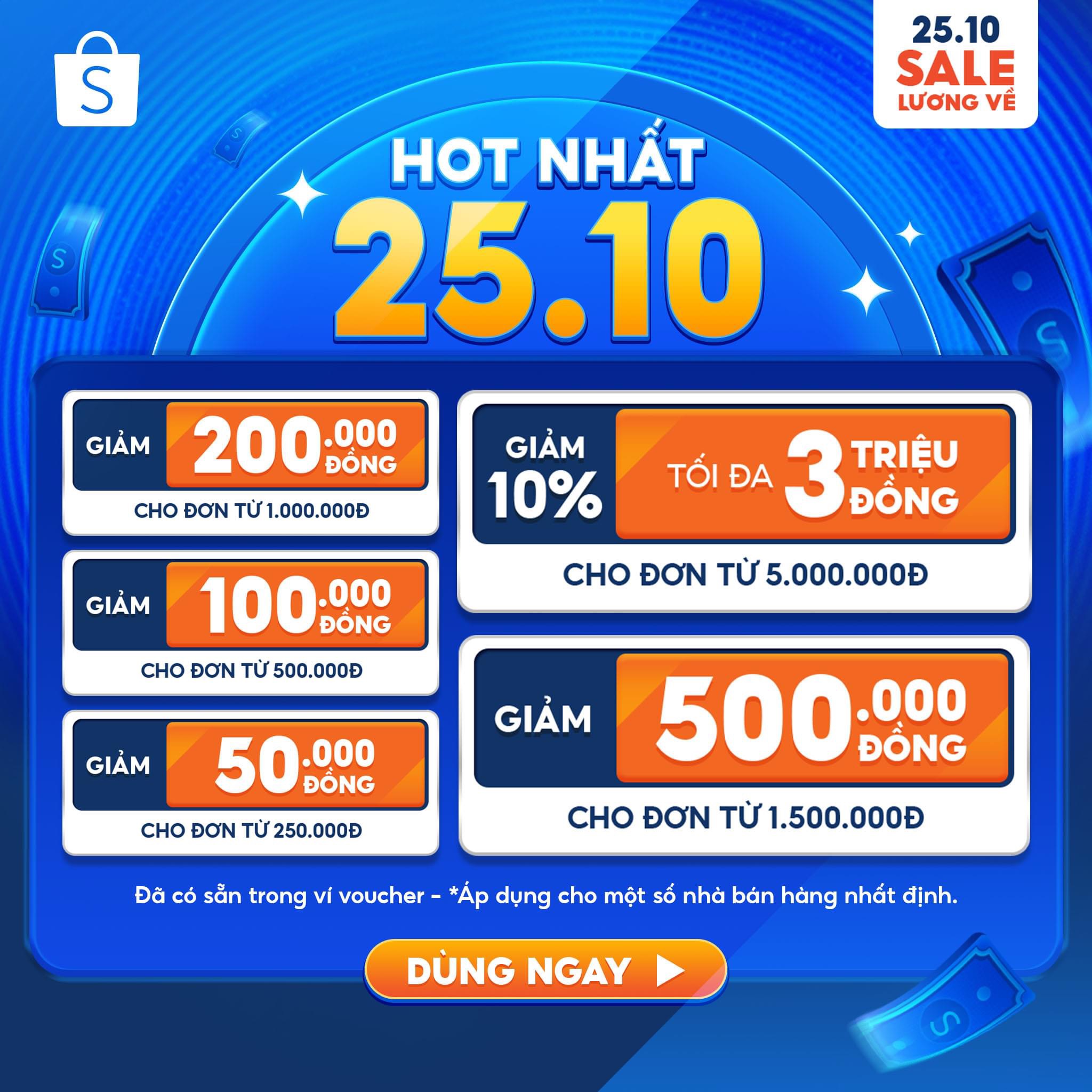 25.10 LƯƠNG VỀ SALE TO - MUA HÀNG MIỄN LO