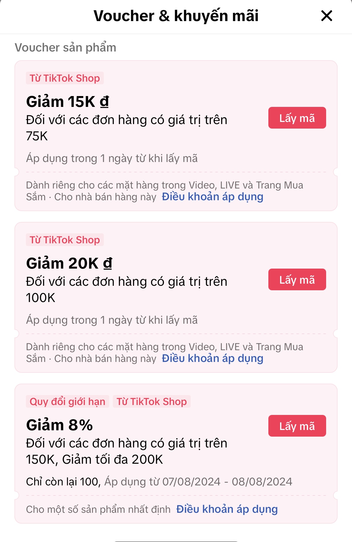 ĐẠI TIỆC VOUCHER TỪ TIKTOKSHOP