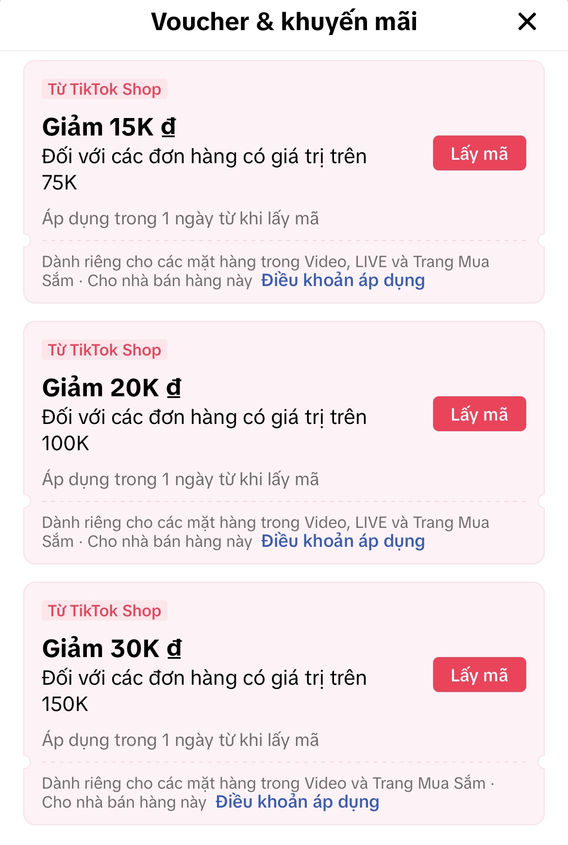 Tháng 8 voucher bạt ngàn cùng Tiktokshop