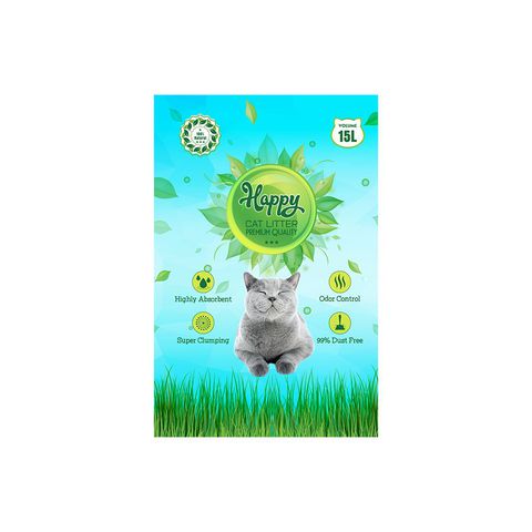 [SẢN PHẨM MỚI] - CÁT VỆ SINH CHO MÈO HAPPY CAT LITTER 15L - KHUYẾN MẠI 22%