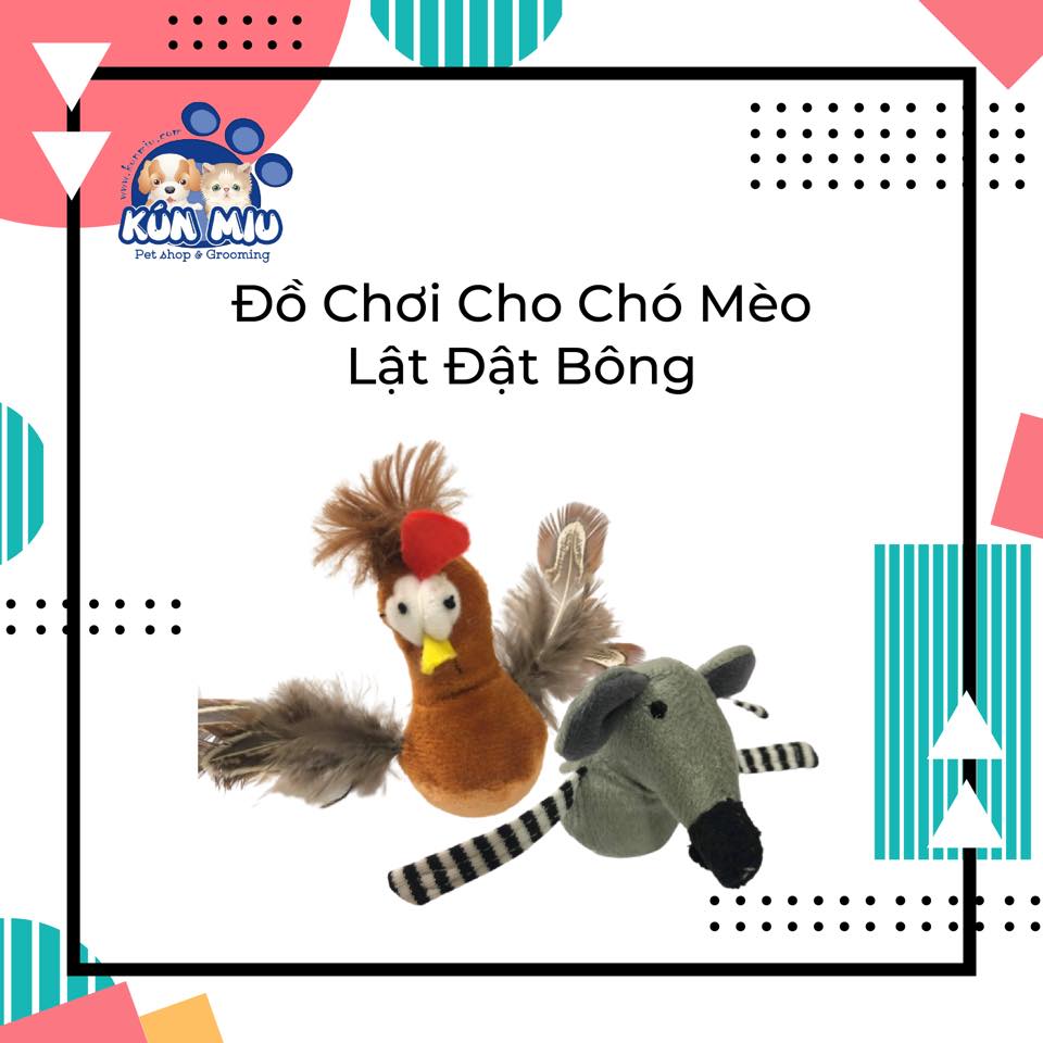 Đồ chơi cho chó mèo lật đật bông