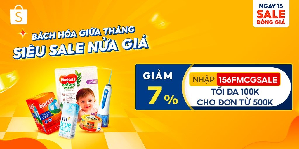 SHOPEE SALE GIỮA THÁNG 15.6