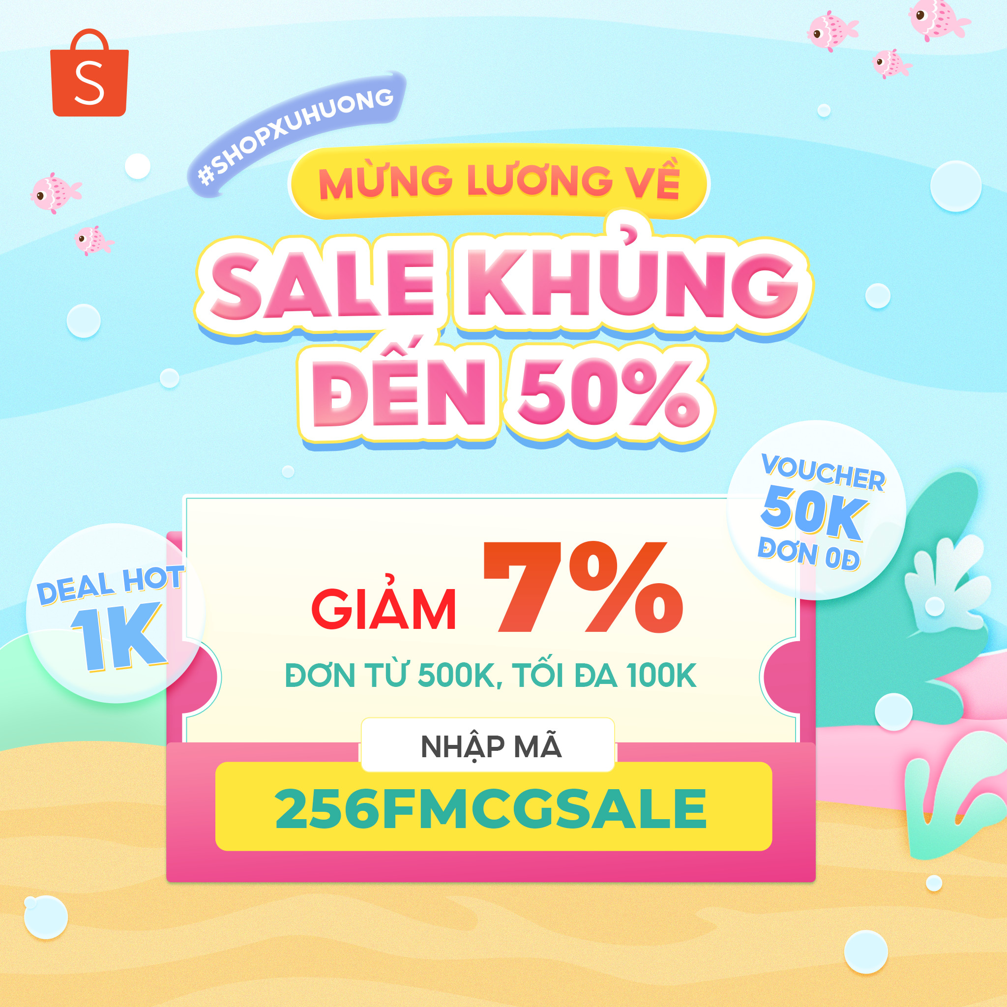 SHOPEE SALE LƯƠNG VỀ