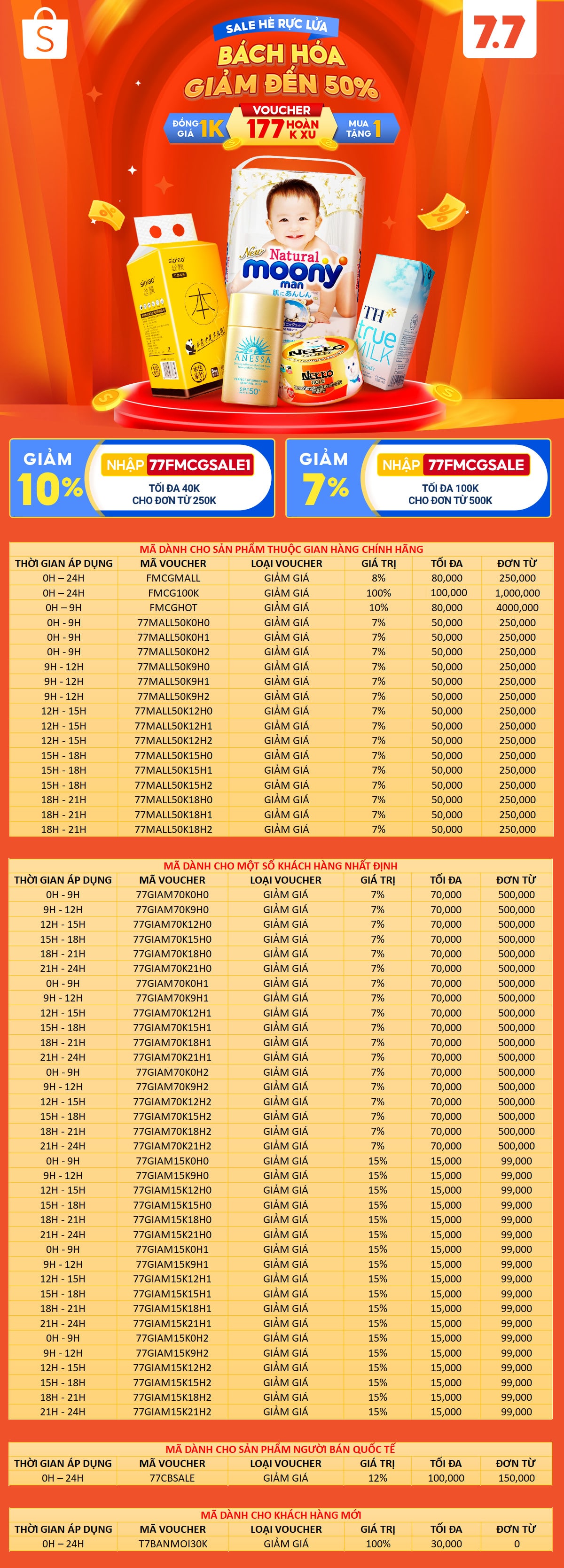 SHOPEE SALE TO THÁNG 7