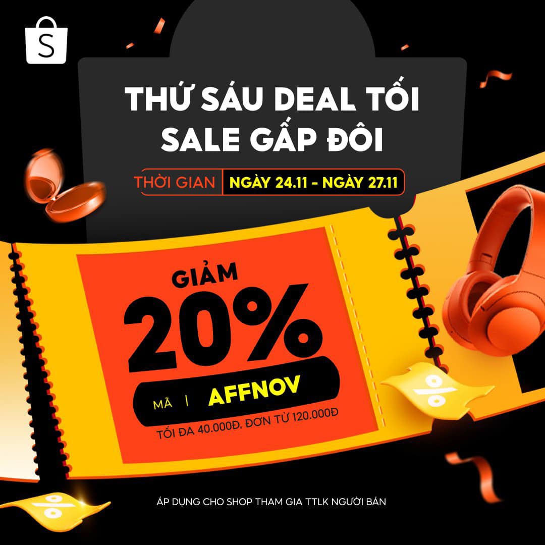 BLACK FRIDAY LIVESTREAM DEAL HOT - SHOPEE BUNG MÃ BẤT CHẤP