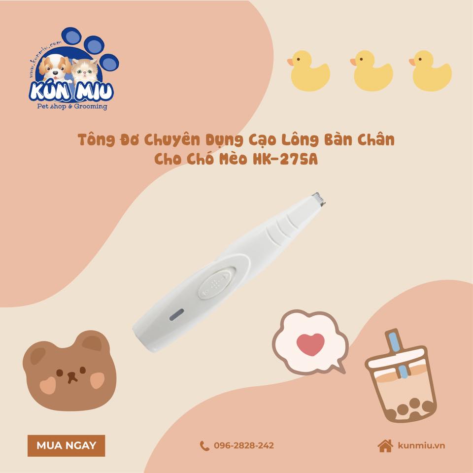 Tông đơ chuyên dụng cạo lông bàn chân cho chó mèo HK-275A