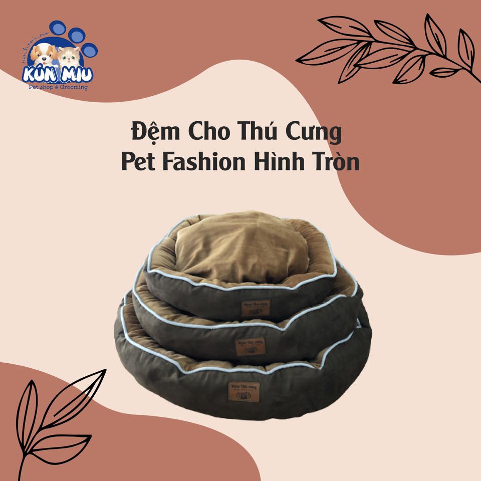 Ổ đệm tròn cao cấp cho chó mèo Pet Bed