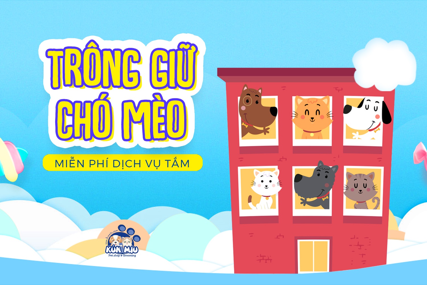 Ưu đãi lớn dịch vụ trông giữ chó mèo trong tháng 4