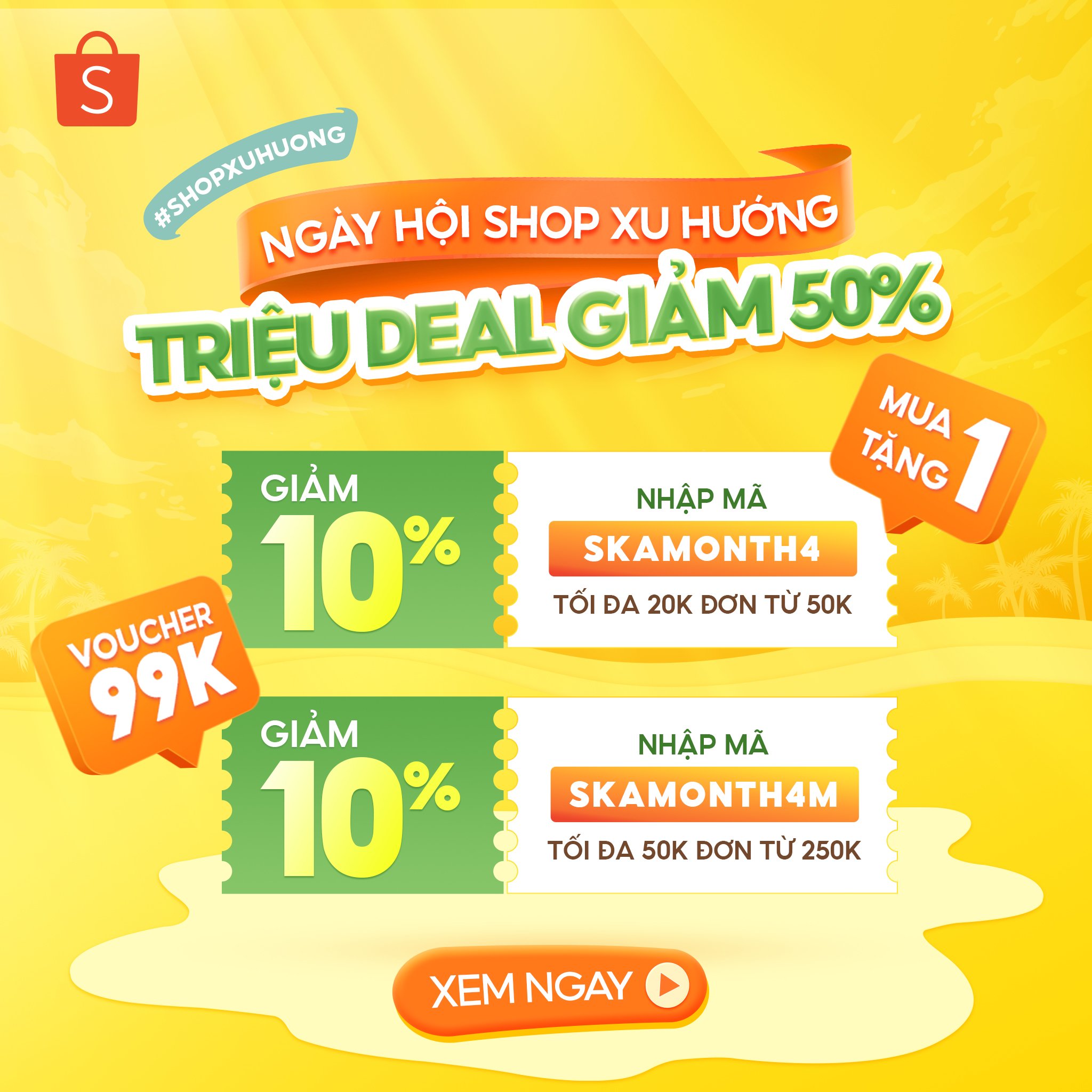 NGÀY HỘI SHOP XU HƯỚNG SHOPEE