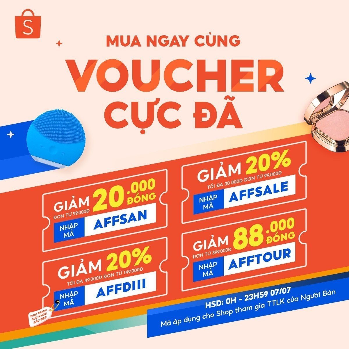 DUY NHẤT 7.7 - GIẢM GIÁ CỰC SÂU, SIÊU SALE CỰC LỚN