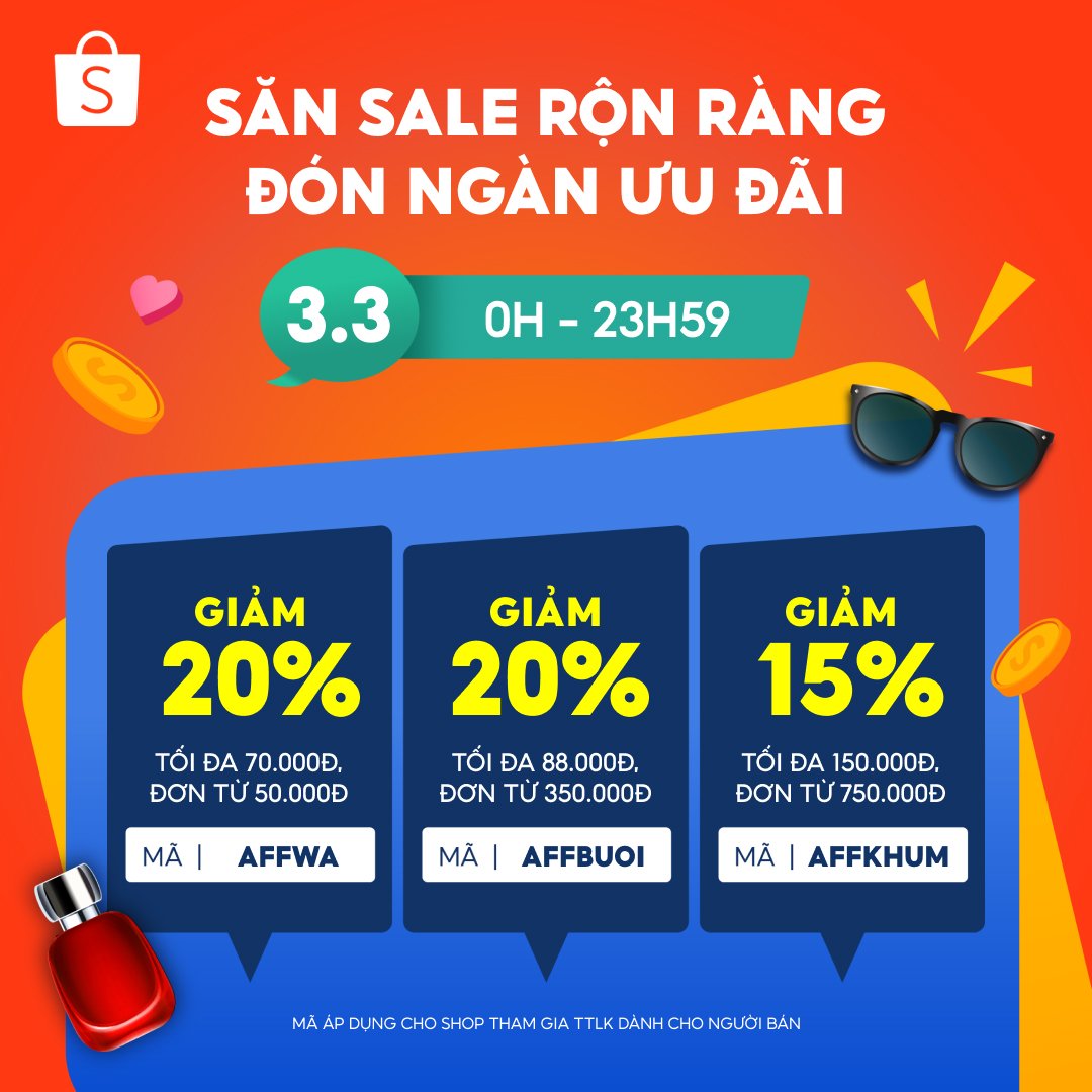 #ShopXuHuong - SIÊU SALE 3.3