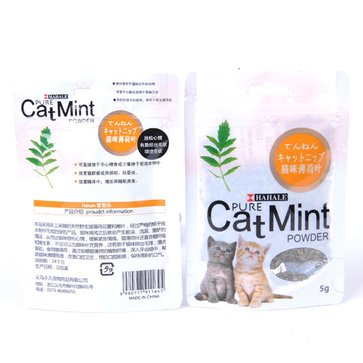 Túi Catnip Cho Mèo, Bạc Hà Mèo Catmint Power 5Gr – Kún Miu Pet Shop &  Grooming