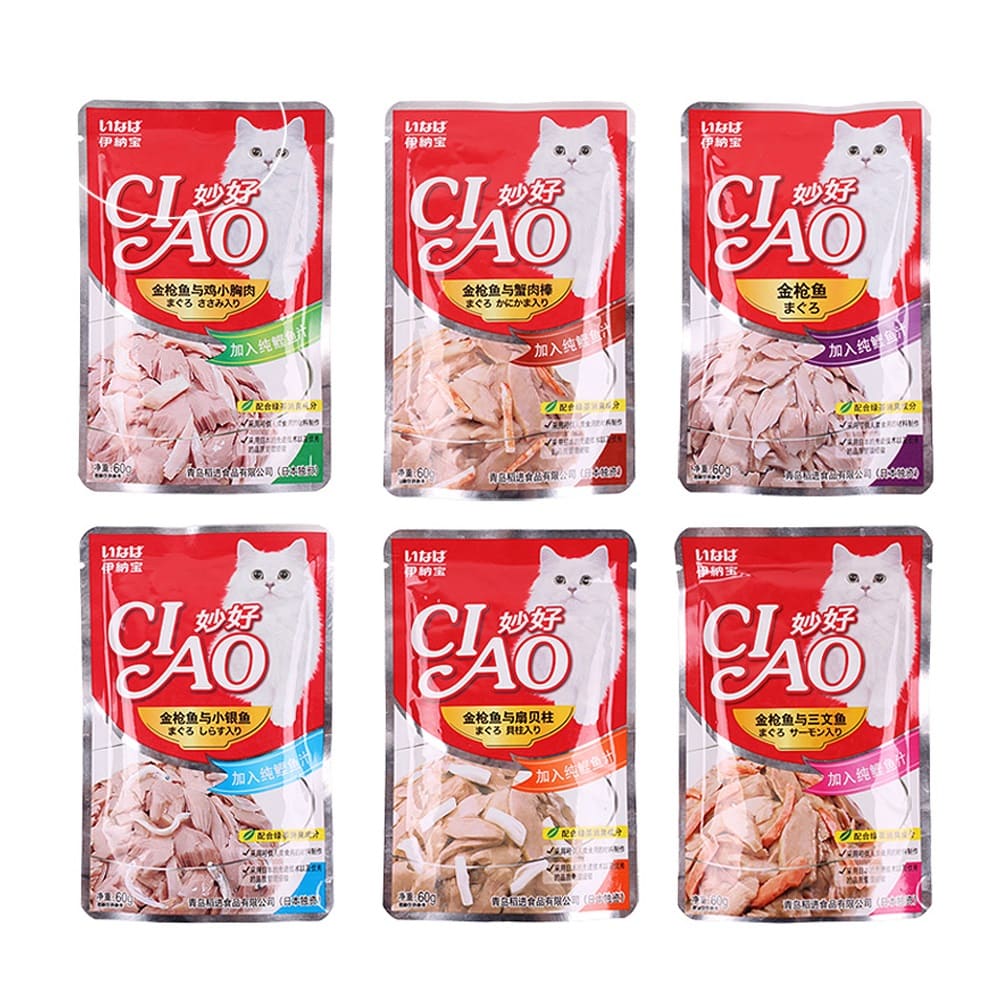 Pate cho mèo Inaba Ciao gói 60gr