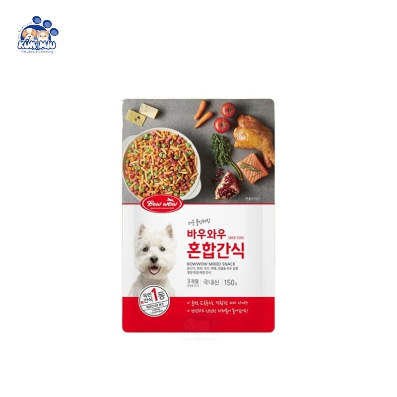Snack hỗn hợp cho chó Bowwow Hàn Quốc
