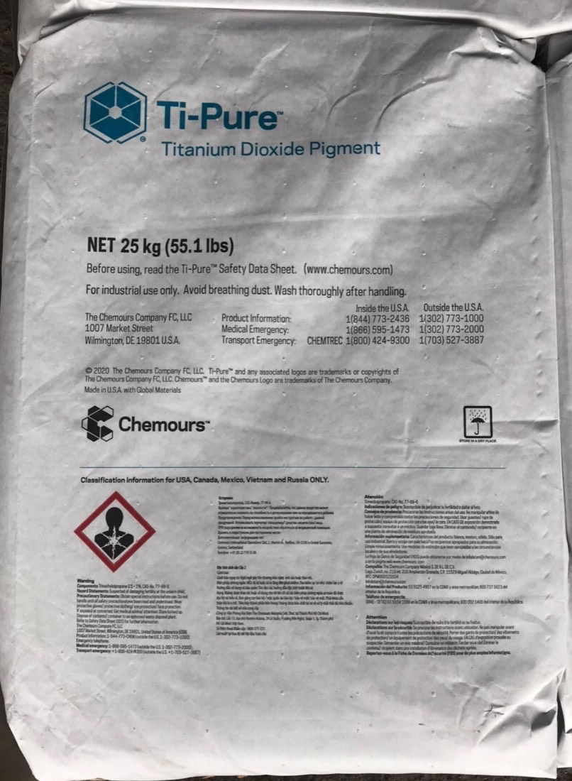 Ti Pure R706 TITANIUM DIOXIT RUTILE R706 Sunchem Co., LTD
