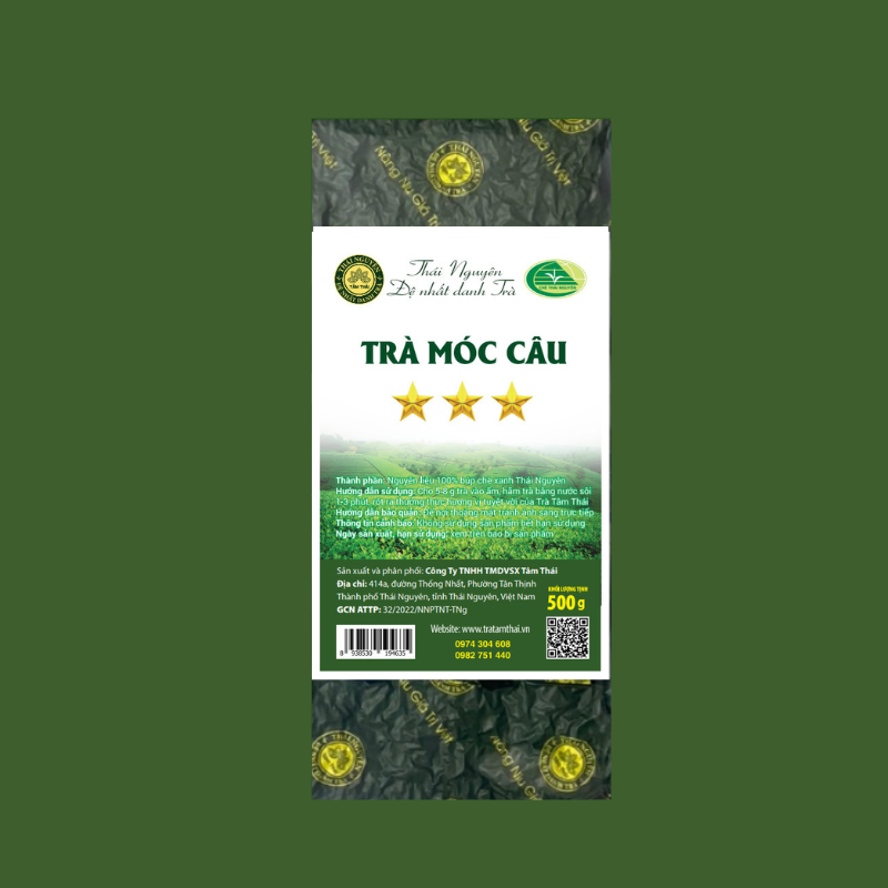 Trà Móc Câu 3 Sao 500g, Trà Móc Câu Tân CươngThái Nguyên 500g(5 gói 100g)