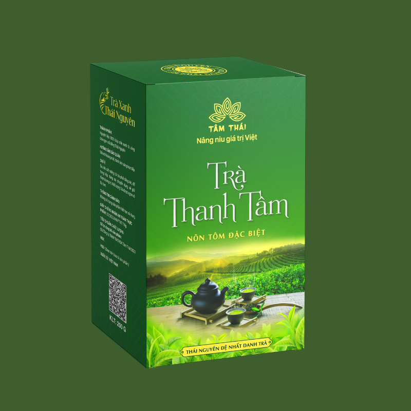 Trà Nõn Tôm Thanh Tâm Hộp 200g Trà Tâm Thái Trà Nõn Tôm Tân Cương Hộp 200g