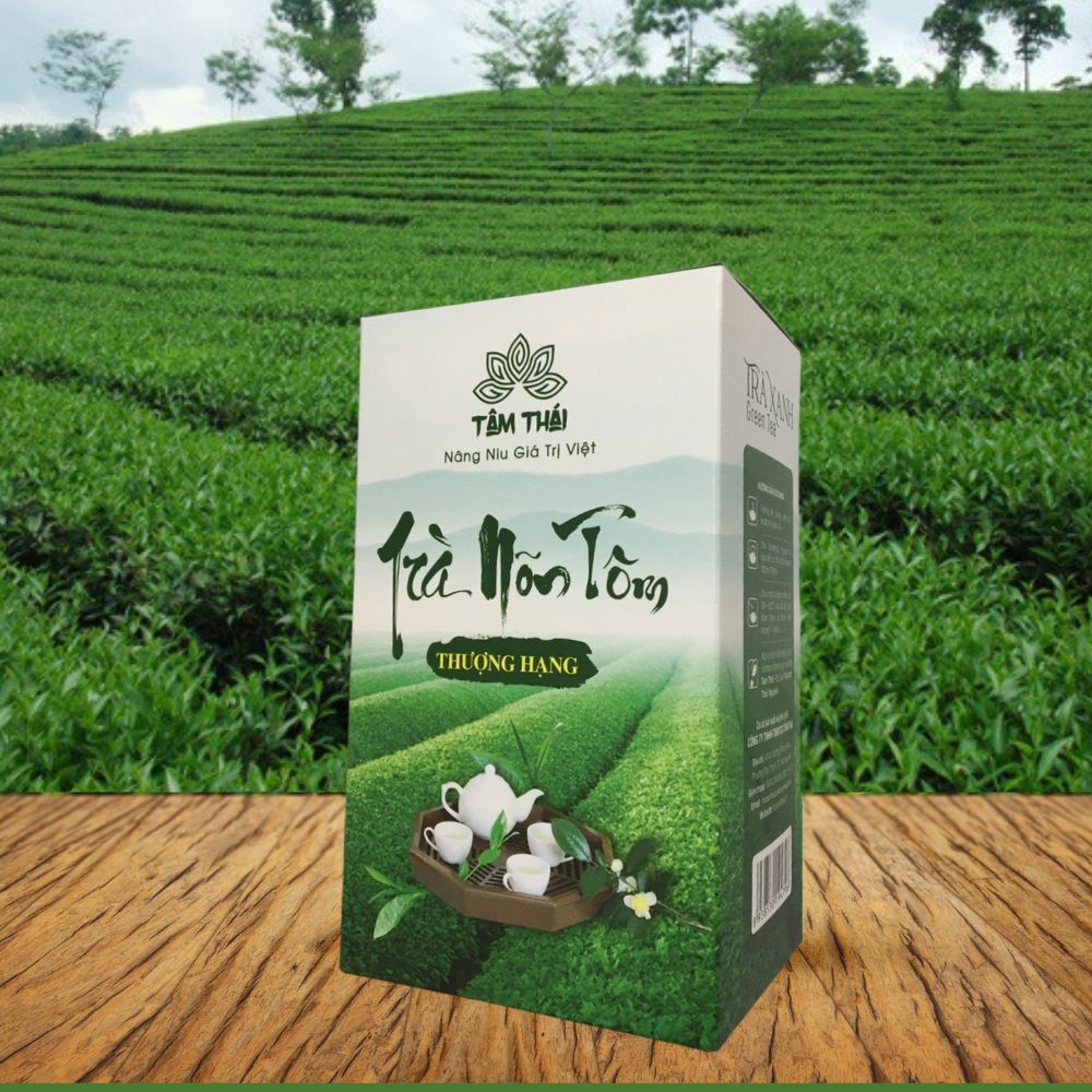 Trà Nõn Tôm Thượng Hạng Hộp 200g - Trà Nõn Tôm Tân Cương, Thái Nguyên