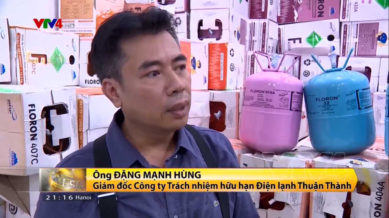 CTY THUẬN THÀNH -VTV4- CHUNG TAY BẢO VỆ TẦNG OZONE, CHỐNG BIẾN ĐỔI KHI HẬU VÀ PHÁT TRIỂN BỀN VỮNG