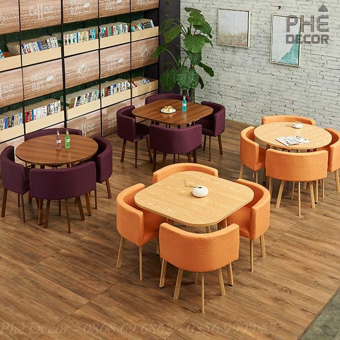 Những mẫu bàn ghế quán cafe đẹp và hiện đại phù hợp với phong cách thiết kế hiện nay?