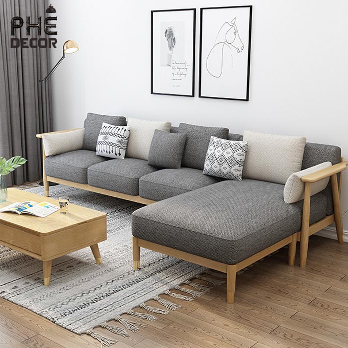 Nếu bạn đang tìm kiếm một chiếc ghế sofa gỗ đệm nỉ SF19 đẹp và sang trọng, hãy đến với chúng tôi. Với một thiết kế tối giản nhưng đầy ấn tượng, chiếc ghế này sẽ là một điểm nhấn đẹp mắt cho phòng khách của bạn. Chất liệu gỗ và nỉ cao cấp cùng với độ bền vững chắc đã được kiểm chứng bởi những khách hàng đã sử dụng sản phẩm.