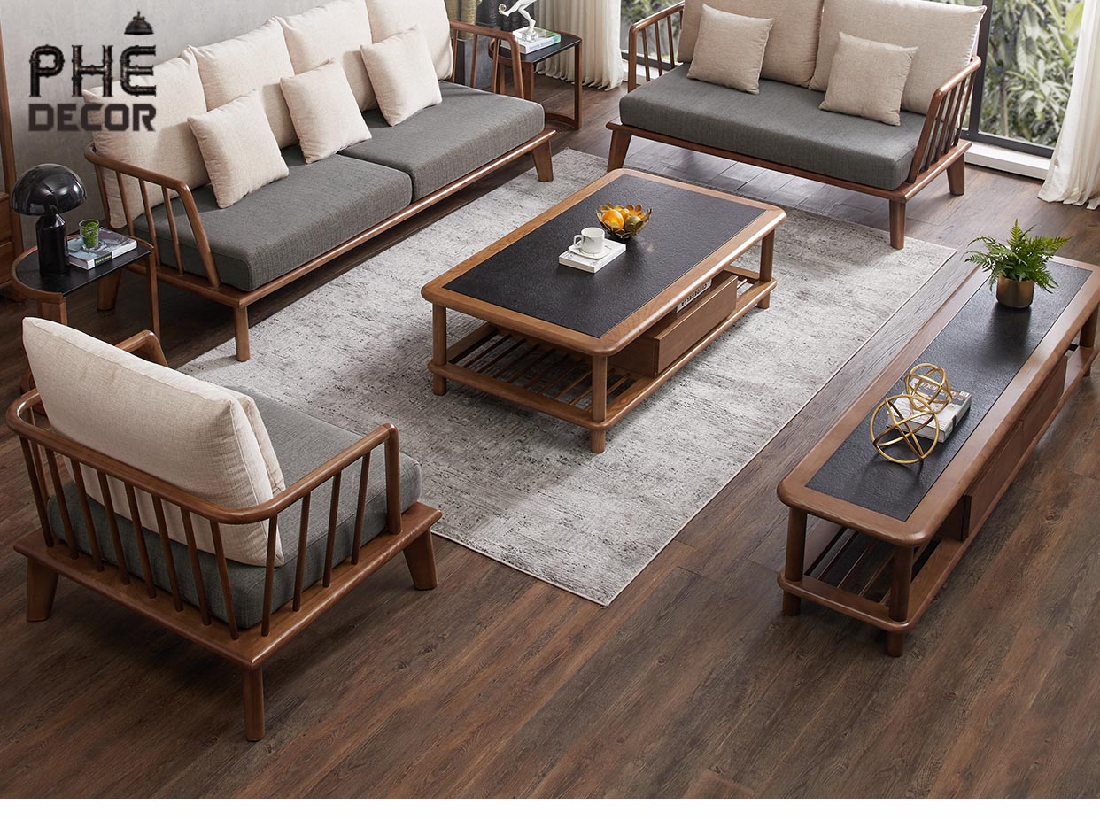 Sofa gỗ decor