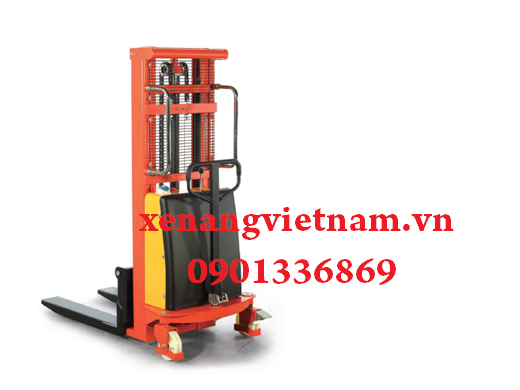 Xe Nâng Bán Tự Động Càng Chụp Tải 1000 Kg Nâng 2500 mm - Hiệu NOBLELIFT