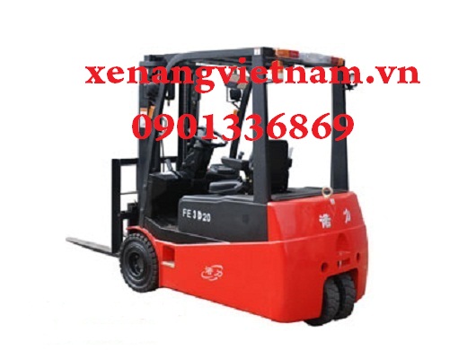 Xe nâng điện ngồi lái 3 bánh tải 1600/2000 kg nâng 5000 mm - hiệu NOBLELIFT